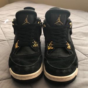 Jordan 4 retro royalty black and white